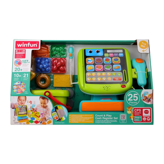 WINFUN COUNT & PLAY CASH REGISTER SET