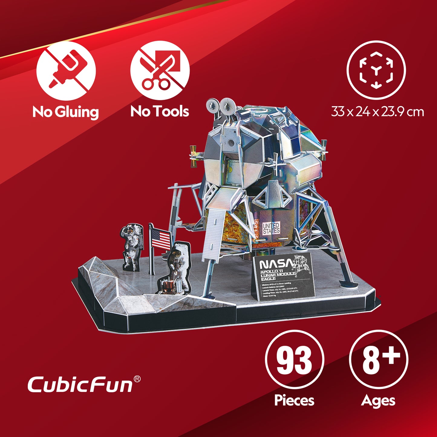 3D PUZZLE NASA DISCOVERY 126PCS