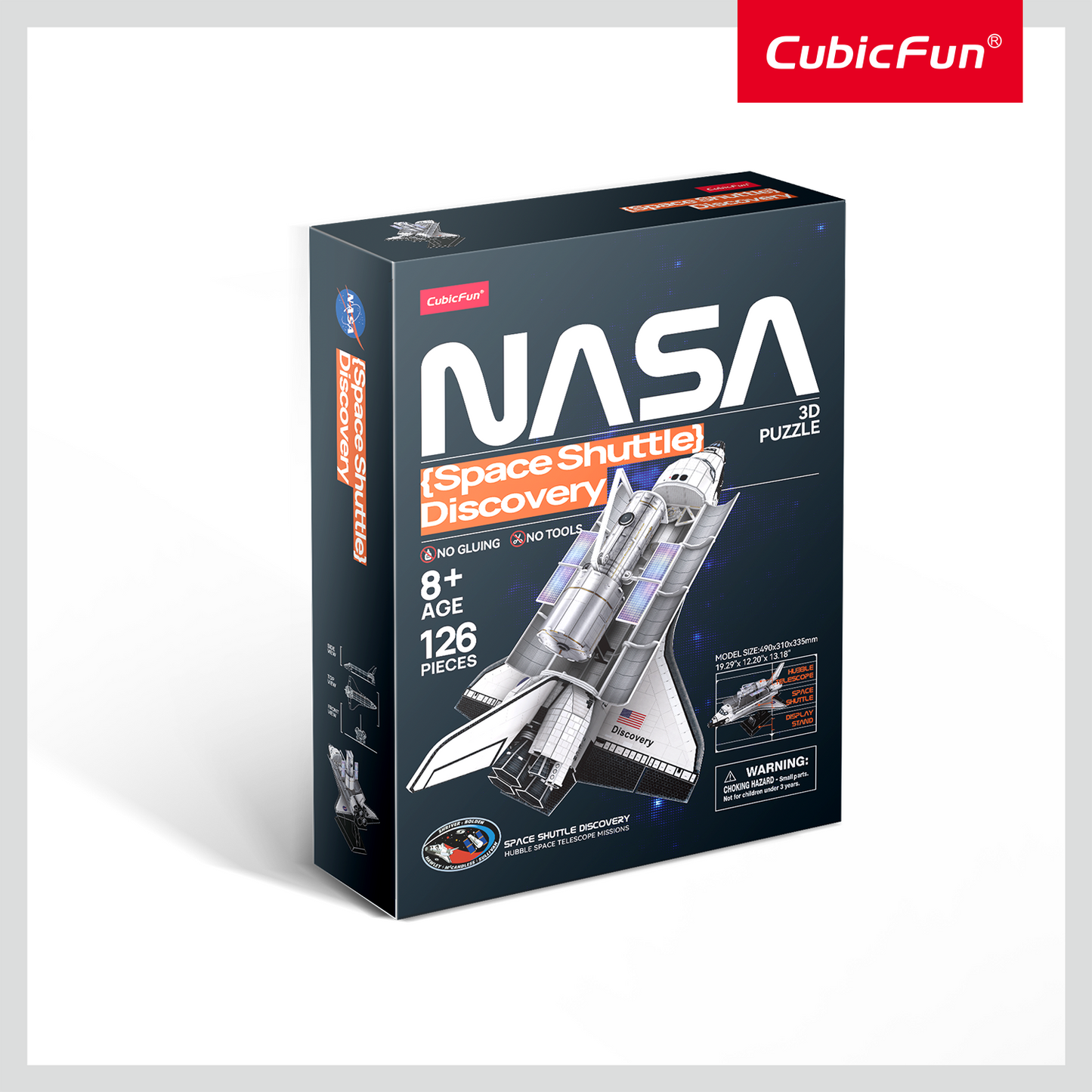 3D PUZZLE NASA DISCOVERY 126PCS