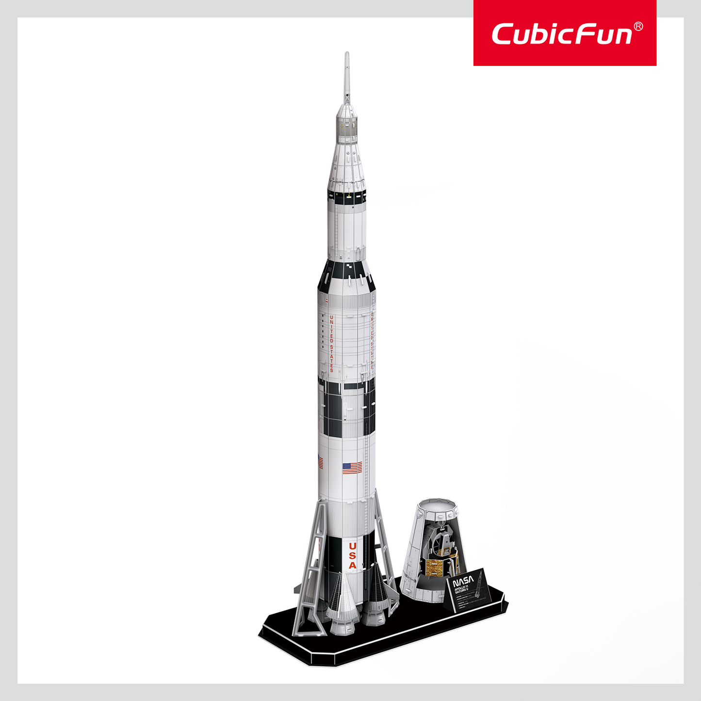 3D PUZZLE NASA APOLLO SATURN V 136PCS