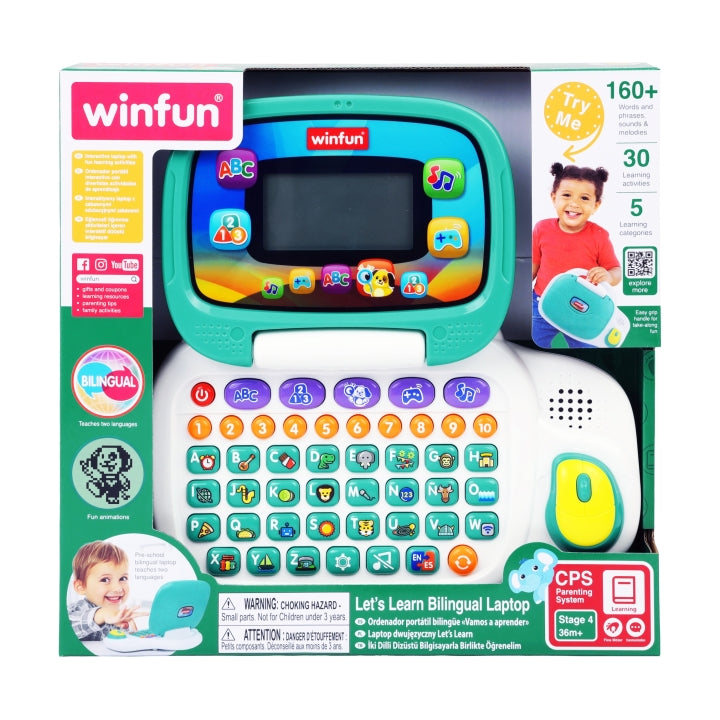 WINFUN LET'S LEARN BILINGUAL LAPTOP