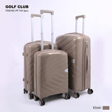 Golf Club Travel Trolley Bag 3PCS Set (Khaki)
