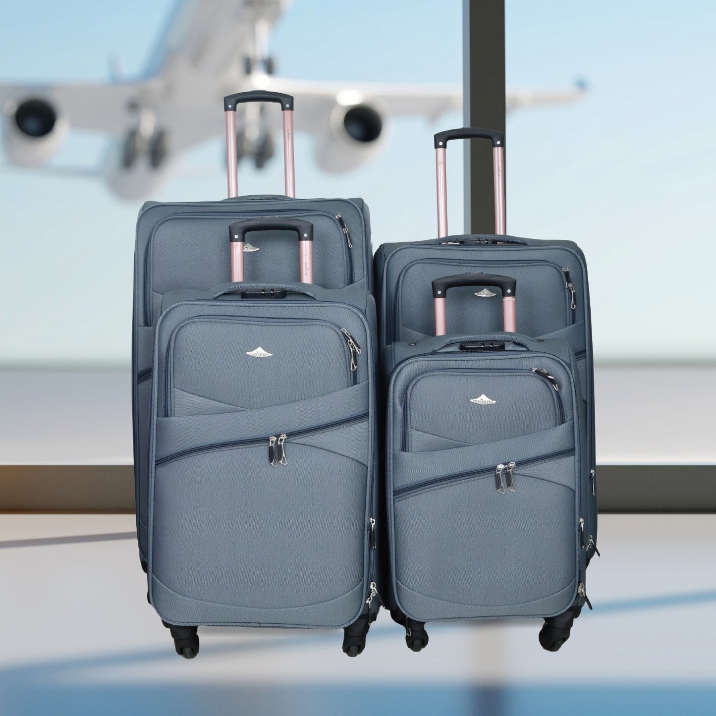 HIGH FLYER SOFT TROLLEY 4PCS SET